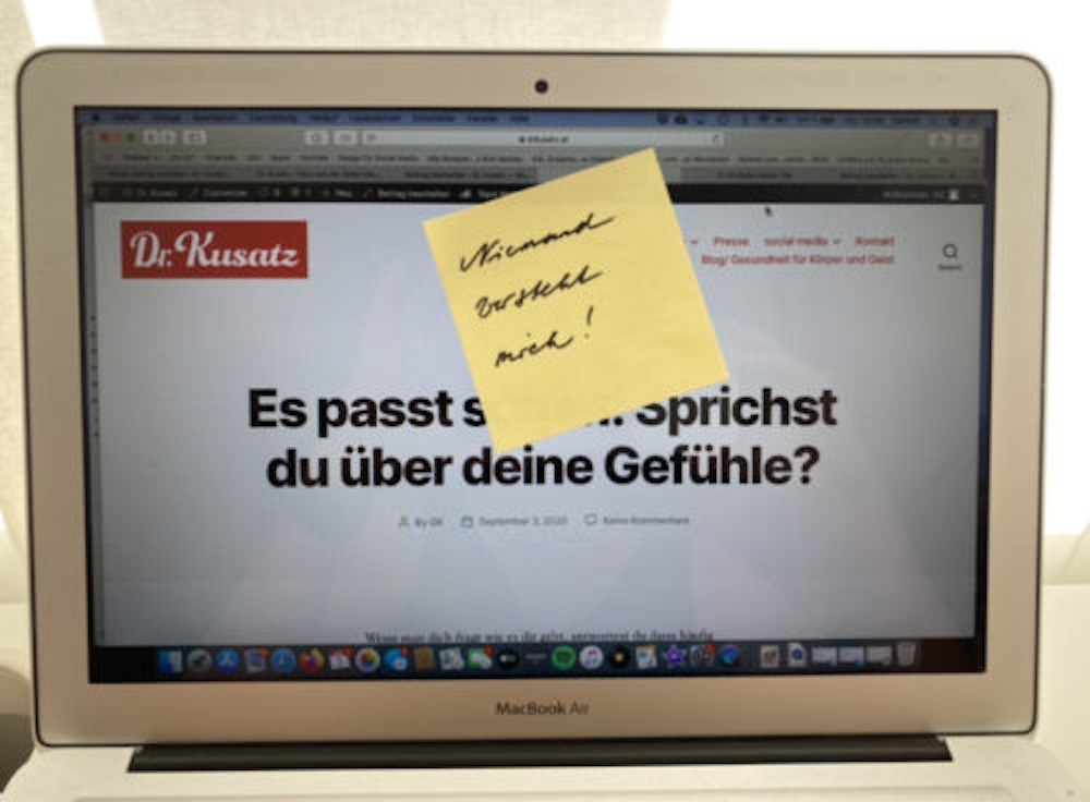 Es passt schon! Sprichst du über deine Gefühle?